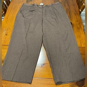 Nwt Alfred Dunner Womens Mocha Brown Sorrento Sw‎ Proportioned Short Pants 22W